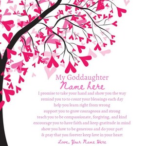 God Daughter Geschenk-Individuell