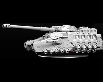 Terran Warhosts - Naterande Disintegrator (super schwerer Panzer mit 280mm Länge!!!) - 28mm/30mm Tabletop Bausatz