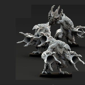 Change Daemons - 6 x Fire Daemons - 28mm/30mm Tabletop model kit