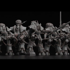 Coven - 5 x Ancillae Exo Frame - Kit modelo de mesa de 28 mm/30 mm