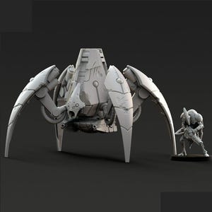 Robot Overlords - Robot Spider Walker - 28mm/30mm Tabletop model kit
