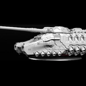 Terran Warhosts - Naterande Disintegrator (super heavy tank sized 280mm long!!!) - 28mm/30mm Tabletop model kit