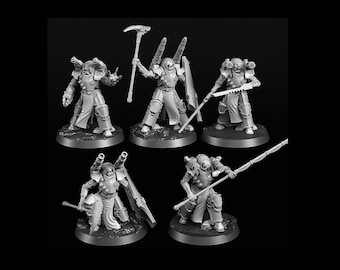 Covenants of Mars - 5 x Hyperion Valkyries - 28mm/30mm Tabletop model kit
