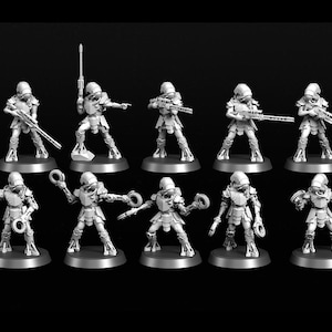 Covenants of Astyri - 10 x Minatarii Hieronites - 28mm/30mm Tabletop model kit