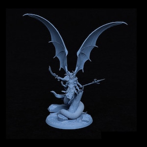 Voidborne - Gabriel – The Ascended (Winged prime demon leader) - 28mm/30mm Tabletop model kit
