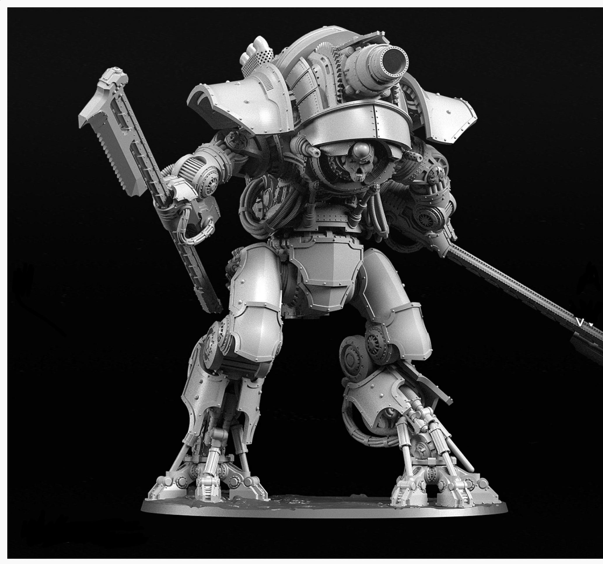 Covenants of Mars Amaliaphaera War Construct 28mm/30mm Tabletop Model
