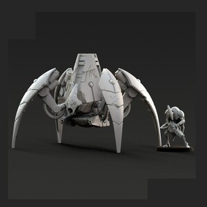 Robot Overlords - Robot Spider Walker - 28mm/30mm Tabletop model kit