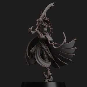 Vestalian Wardens - Sword Dancer - 28mm/30mm Tabletop model kit