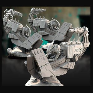 Robot Overlords - 3 x Robot Bikes - 28mm/30mm Tabletop model kit