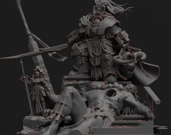 Guardianes Vestalianos - Campeones Vestalianos - Maqueta de sobremesa de 28 mm/30 mm