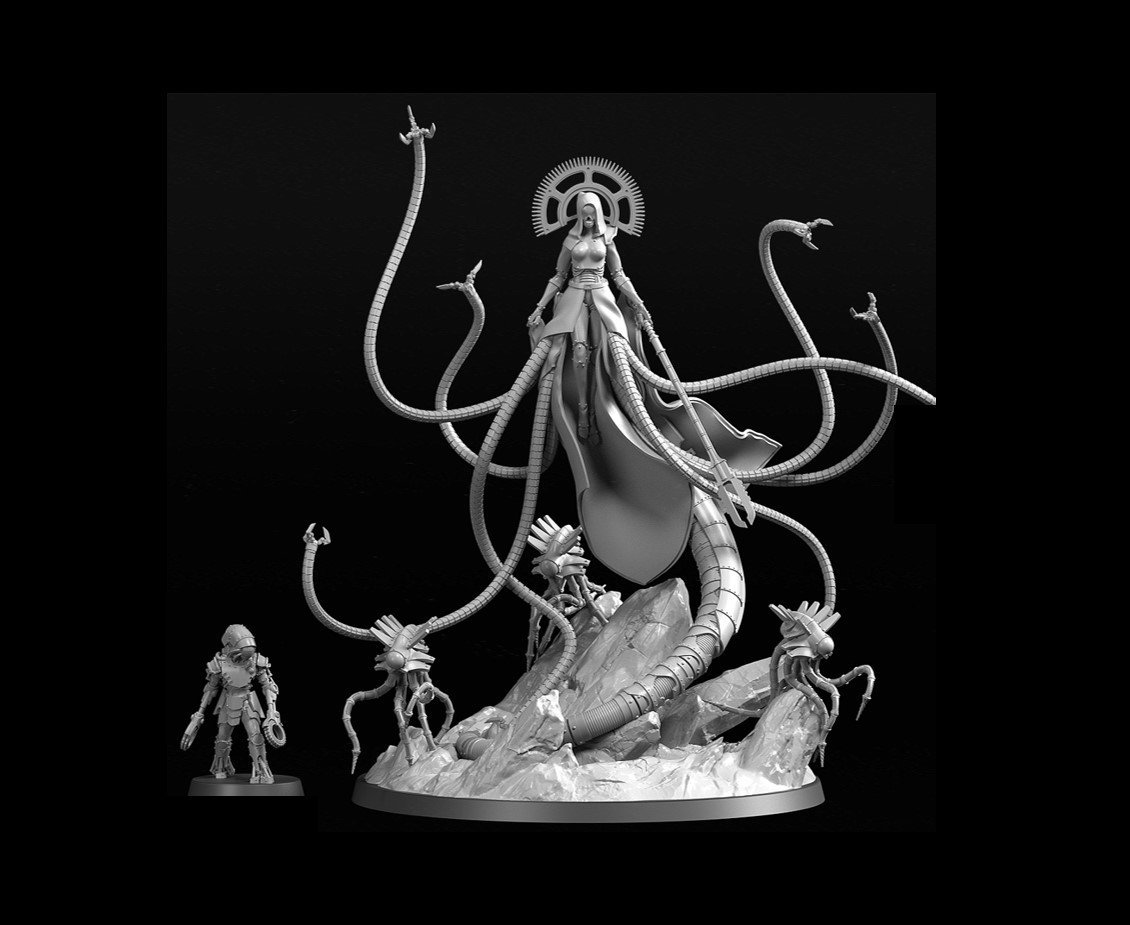 Covenants of Astyri - Ambera Phykon - 28mm/30mm Tabletop model kit