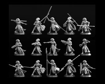 Covenants of Mars - 10 x Myadea Guard - 28 mm/30 mm tafelmodel