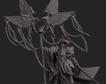 Vestalian Wardens - Vestalian Lightbearer - 28mm/30mm Tabletop model kit