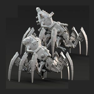 Robot Overlords - Robot Forge Spider - 28 mm/30 mm bordsmodellbyggsats