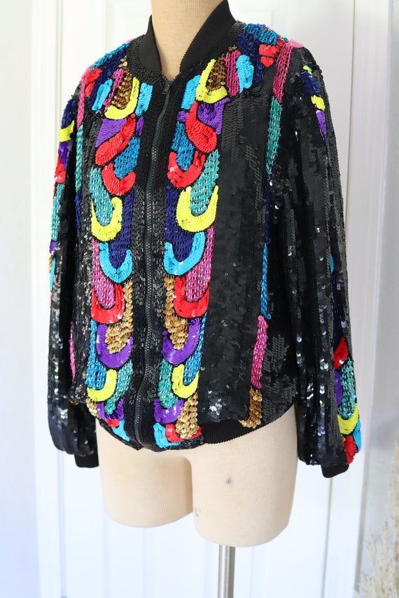 CARINA  Sequin Bomber