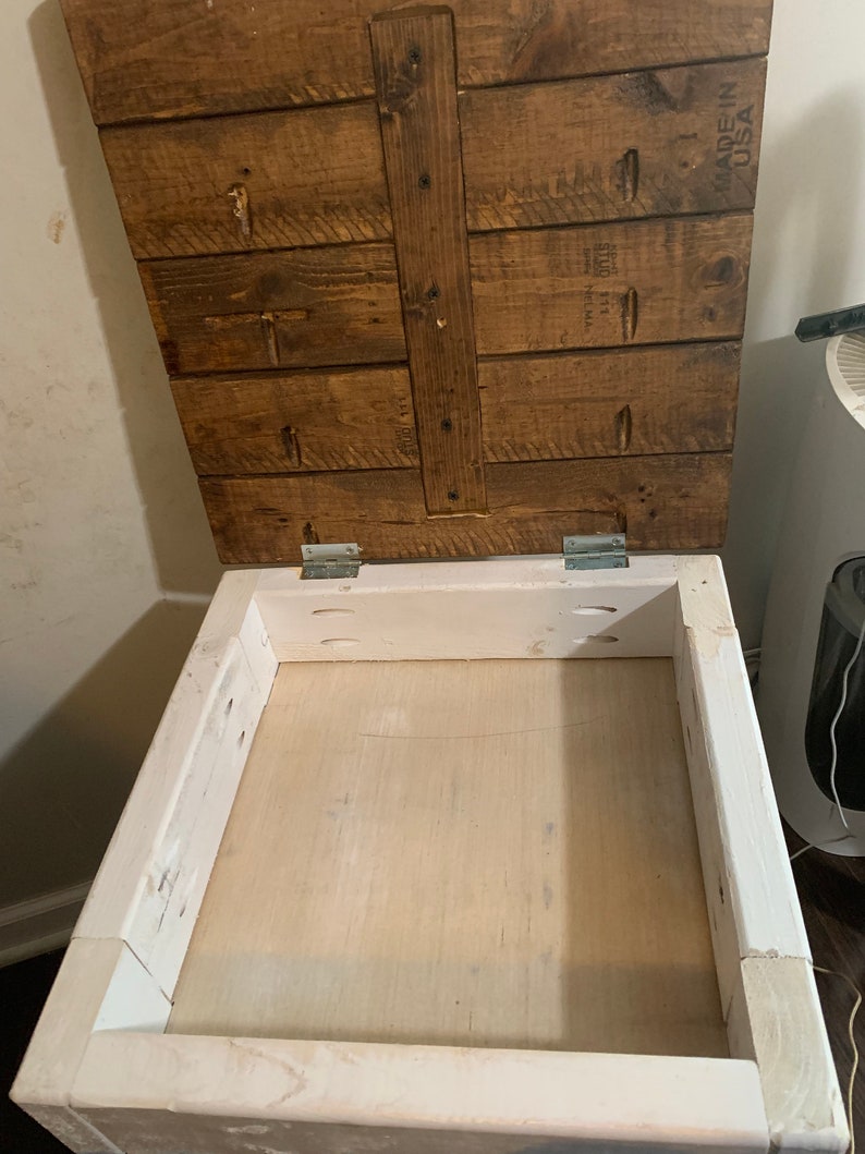 Rustic Farmhouse Style End Table for Living/dining Room Etsy