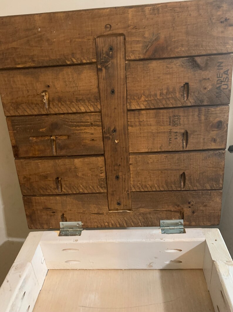 Rustic Farmhouse Style End Table for Living/dining Room Etsy