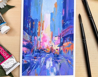 Colorful City Print