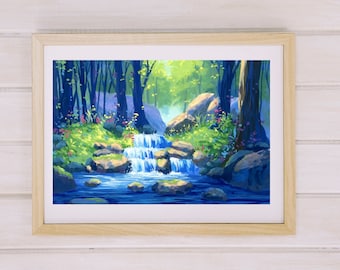 Forest Stream Print