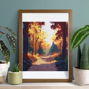 Autumn Pathway Print image 2