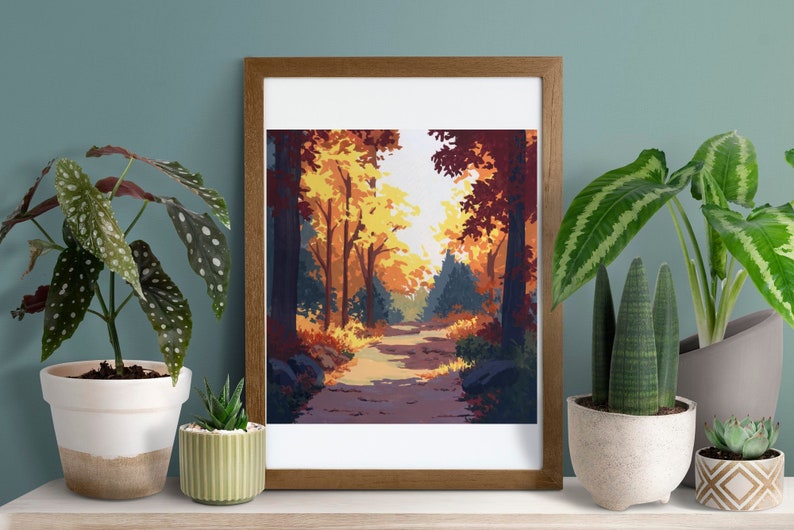 Autumn Pathway Print image 2