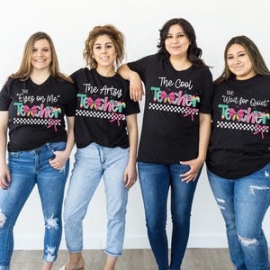 Back to School Teacher Shirt, First Day of School Shirt for Teachers, Teacher Team Shirts, Funny Teacher T-Shirts, Teacher Gift TT6