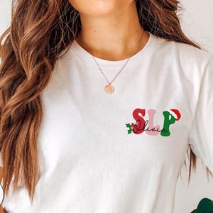 Personalized SLP Christmas Shirt, Custom SLP Christmas TShirt, Speech Language Pathologist Name Tee, Speech Therapy Squad, Speechies Crew