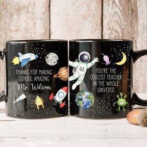 Personalized Male Teacher Mug with Name, Custom Gift For Teacher, Teacher Coffee Mug, Teacher Appreciation Gift, Thank You Coffee Cup MT10