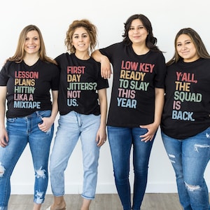 Back to School Teacher Shirt, First Day Of School Teacher Shirts, Teen Slang Matching Teacher Team TShirts Gen Z, School Staff Gift TT1