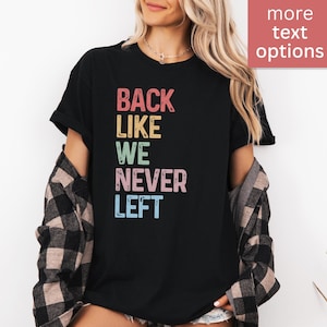 Back to School Teacher Shirt, First Day Of School Teacher Shirts, Teen Slang Matching Teacher Team TShirts Gen Z, School Staff Gift TT1