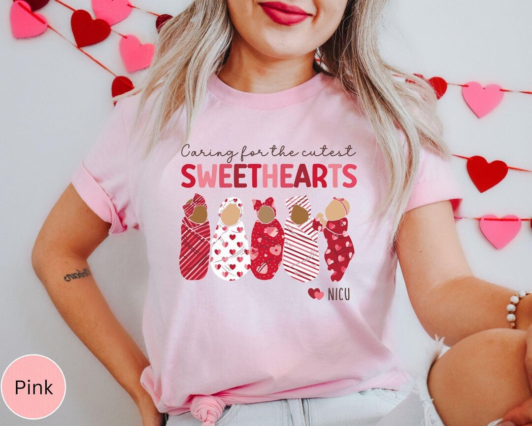 NICU Nurse Valentine Shirt, Caring for Sweethearts Valentines Day ...