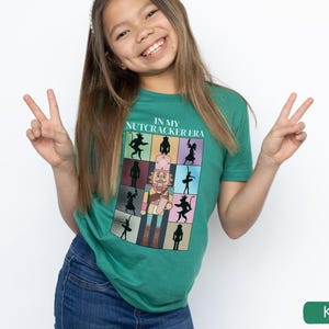 In My Nutcracker Era Shirt, Nutcracker Ballet Christmas Girls TShirt, Christmas Nutcracker Kids Tee, Ballet Dancer Christmas Gift For Girls