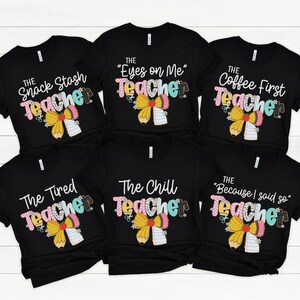 Back to School Teacher Shirt, First Day of School Shirt for Teachers, Teacher Team Shirts, Funny Teacher T-Shirts, Teacher Gift TT5
