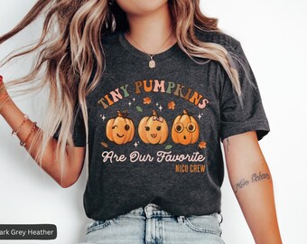 Fall NICU Nurse Shirt, Cutest Pumpkins NICU Tshirt, Autumn NICU Shirts, Gift For Nicu Nurse, Neonatal Icu T-Shirt, Nicu Crew Team T Shirts