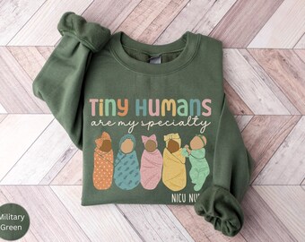 NICU Nurse Sweatshirt, Cute Nicu Crewneck, Postpartum Nurse Sweater, Baby Nurse Sweater, Nicu Nursing, Neonatal Nurse Shirt,Gift For Nicu