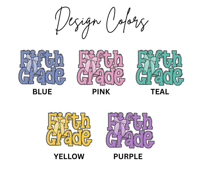 Comfort Colors Custom Fifth Grade Teacher Shirt, 5th Grade Teacher Team Shirts, 5th Grade Teacher Name Tee, Fifth Grade TShirt, TS63 Bild 6