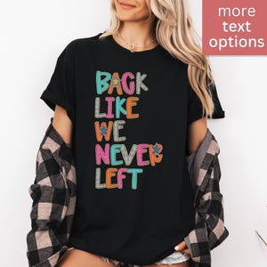 Back to School Teacher Shirt, First Day Of School Teacher Shirts, Teen Slang Matching Teacher Team TShirts Gen Z, School Staff Gift TT2
