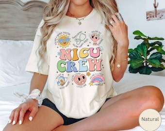 Cute NICU Nurse Shirt, NICU Tshirt, NICU Shirts, Gift For Nicu Nurse, Neonatal Icu T-Shirt, Nicu Crew T Shirts, Nicu Team Tees
