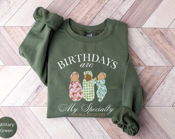 Labor And Delivery Nurse Sweatshirt, Trendy Labor And Delivery Crewneck, L&D Nurse Sweater, Labor Nurse Shirt, Midwife Obgyn Doula Birthday