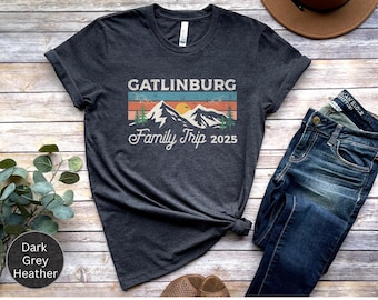 Gatlinburg Family Trip Shirts 2026, Mountains Vacation Shirt, Family Reunion Weekend Shirts, Nature Hiking Tennessee Matching TShirts