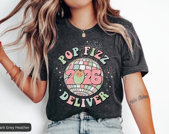 Labor And Delivery New Years Shirt 2026, L&D Nurse New Year TShirt, New Years Eve Labor Nurse Shirt New Years Tee, Poppin Bottles L And D