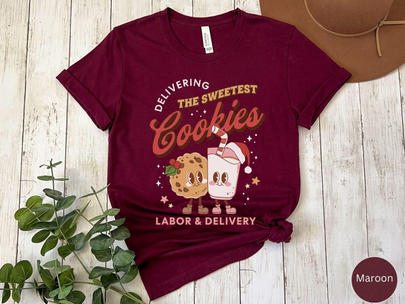 Delivering The Sweetest Cookies Labor And Delivery Christmas Shirt,L & D Nurse Christmas TShirt,Holiday Labor and Delivery Nurse Team Shirts imagem 8