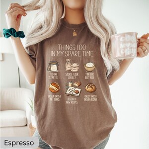 Camiseta de masa madre, camiseta de iniciador de masa madre, regalo para entusiastas de la masa madre, camiseta de mamá panificadora, camiseta de granja, regalos de pan de masa madre imagen 3
