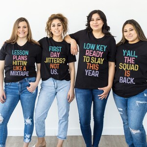 Back to School Teacher Shirt, First Day Of School Teacher Shirts, Teen Slang Matching Teacher Team TShirts Gen Z, School Staff Gift TT3