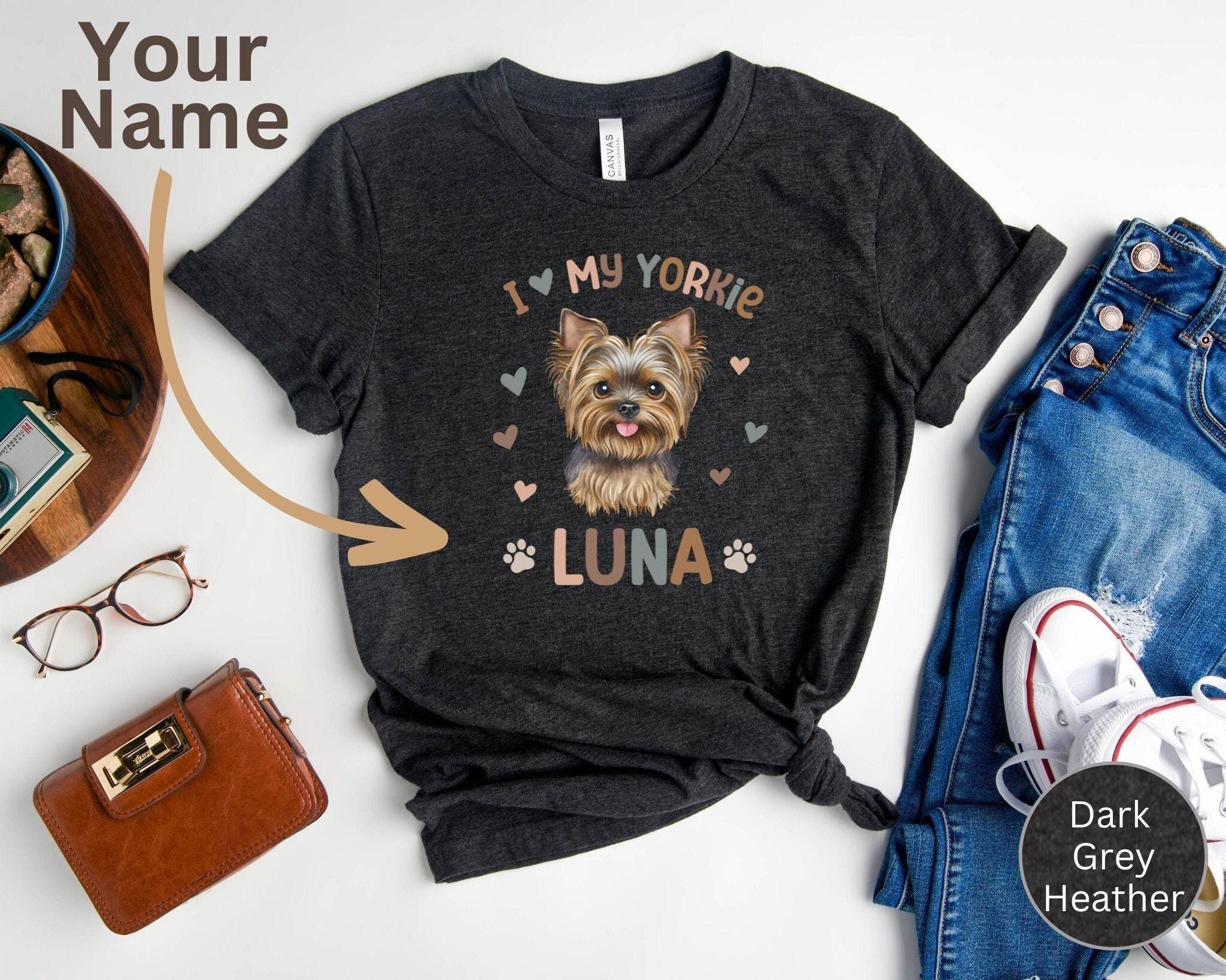 Yorkie T Shirt - Etsy