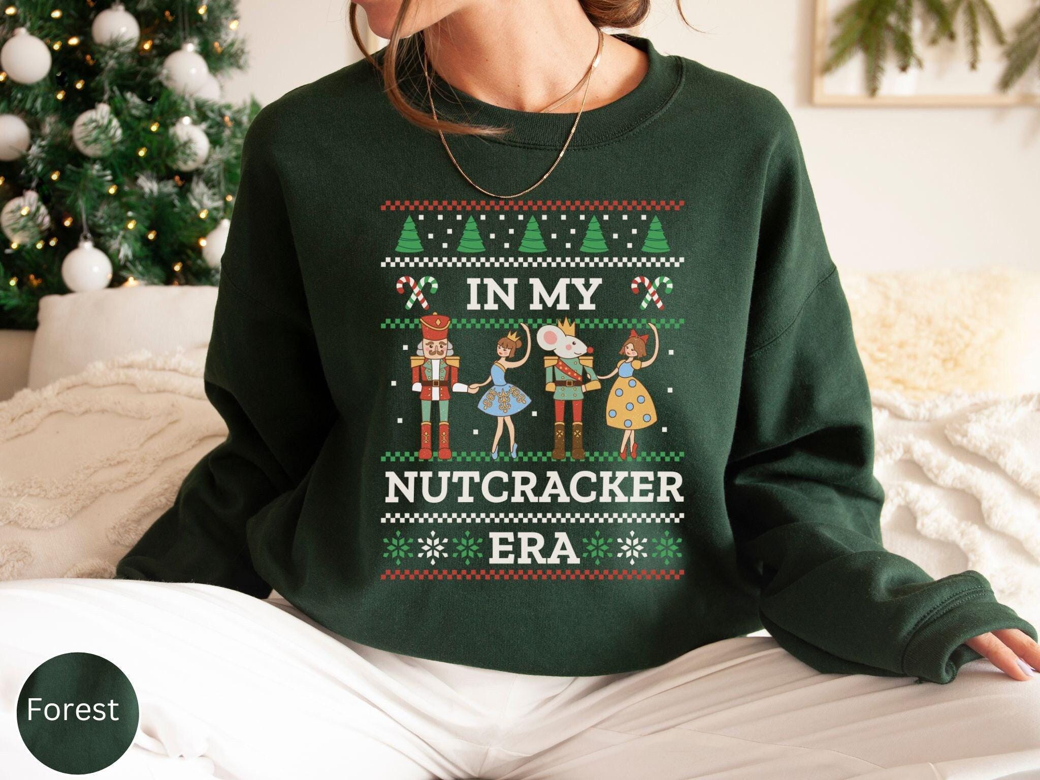 Ugly Christmas Sweater Nutcracker Christmas Sweatshirt, in My
