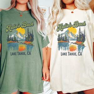 Custom Lake Bachelorette Shirts, Camp Bachelorette Shirts, Personalized Camping Bachelorette Party Shirts, Mountain Bachelorette, Camp Bach