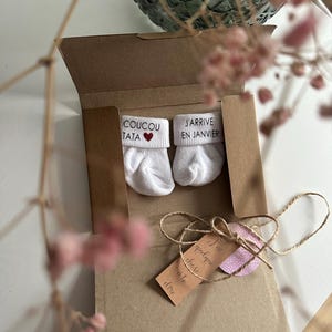 Chaussettes annonce grossesse