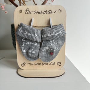 Chaussettes annonce grossesse