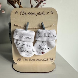 Chaussettes annonce grossesse